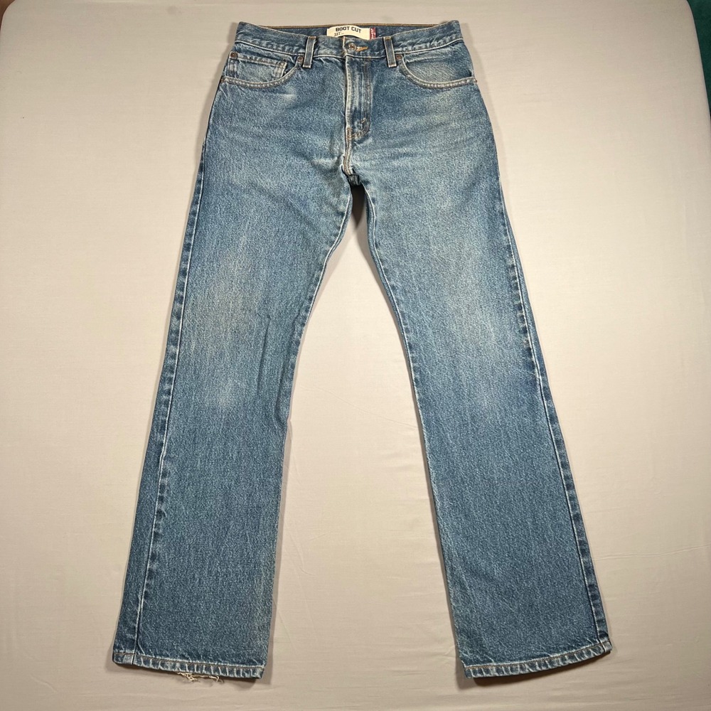 Levis 517 Boot Cut Jeans Mens 31x32 Medium Wash Blue Denim Cotton